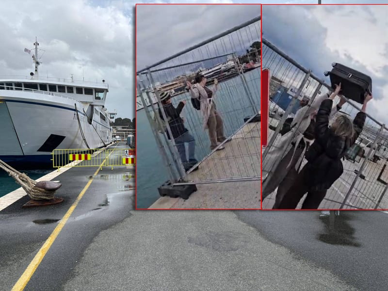 APEL IZ LUČKE UPRAVE SPLIT: "Pogledajte što rade putnici i tako sebe ugrožavaju, molimo vas - NEMOJTE!"