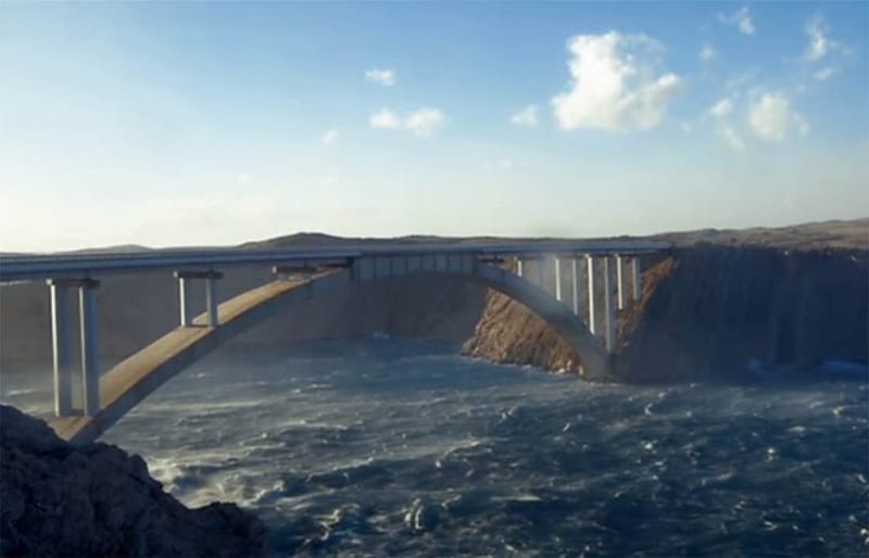 Zbog olujne bure, problemi u prometu u podvelebitskom području