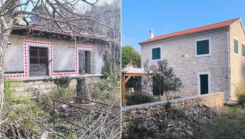 Smetaju stranci koji kupuju djedovinu? Lijevo je kuća u vlasništvu RH, a znate tko je vlasnik ove desno?