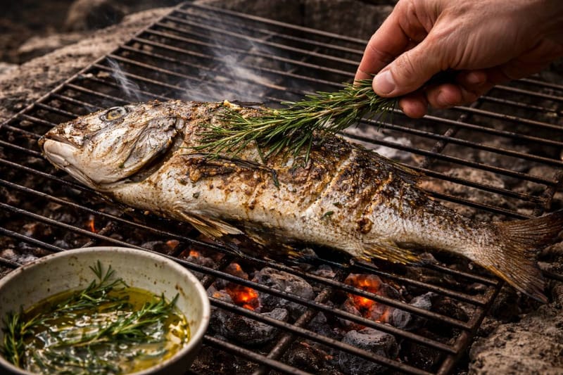 ŽELINA KUŽINA Zubatac na gradelama