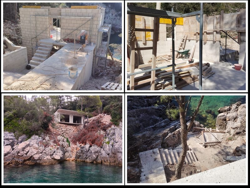 ŠOLTA "Novo - staro" bespravno divljaštvo na pomorskom dobru - Zašto preko pola godine inspekcija nije reagirala?