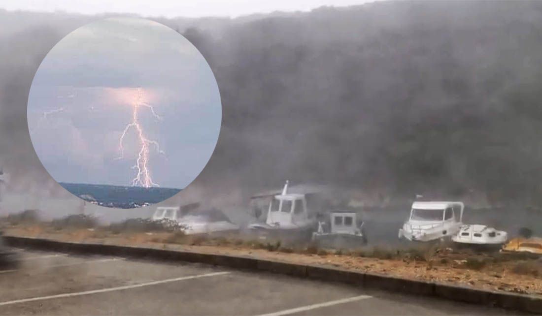 Brojne štete zbog olujnog vjetra i obilnih oborina na području Istre, Rijeke i Kvarnera