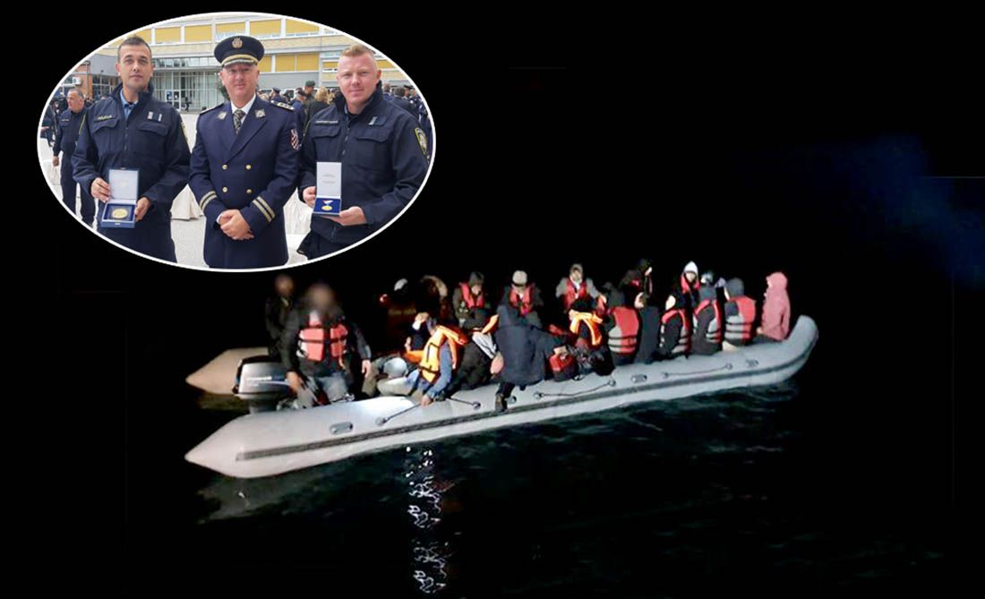 Dubrovački policajci dobili medalje za spašavanje 36 migranata