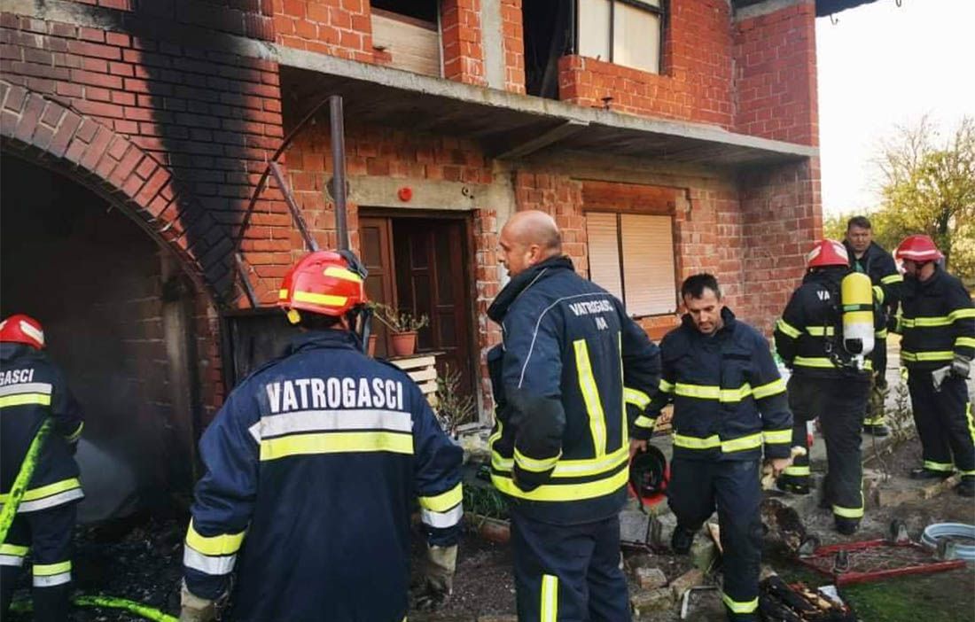 SMRTNO STRADALA ŽENA Požar u kući na otoku Vrgadi