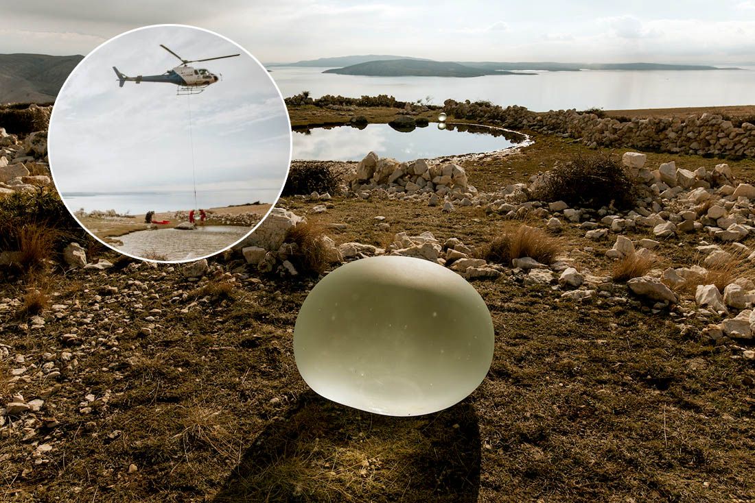 UMJETNOST NA KVARNERU Helikopter iznad Baške spustio Kapi, a ronioci u Voloskom Čistača