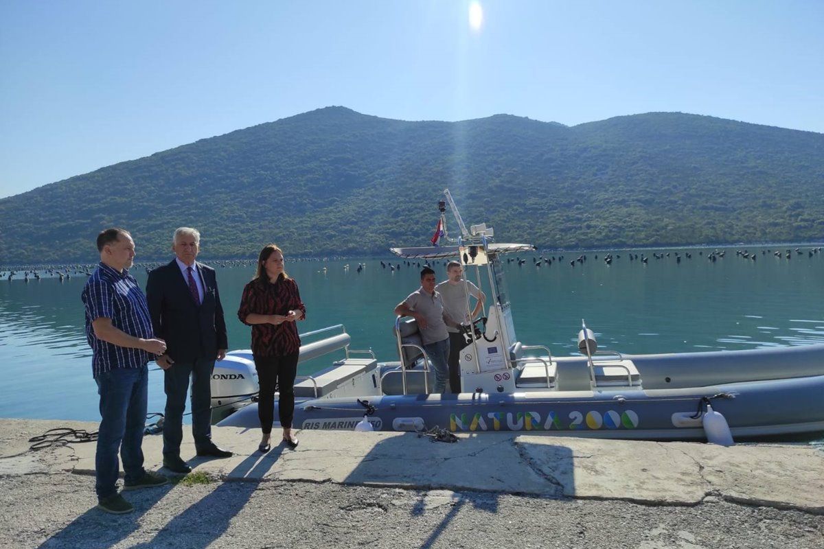 Novo plovilo za nadzor zaštićenih područja u Dubrovačko-neretvanskoj županiji