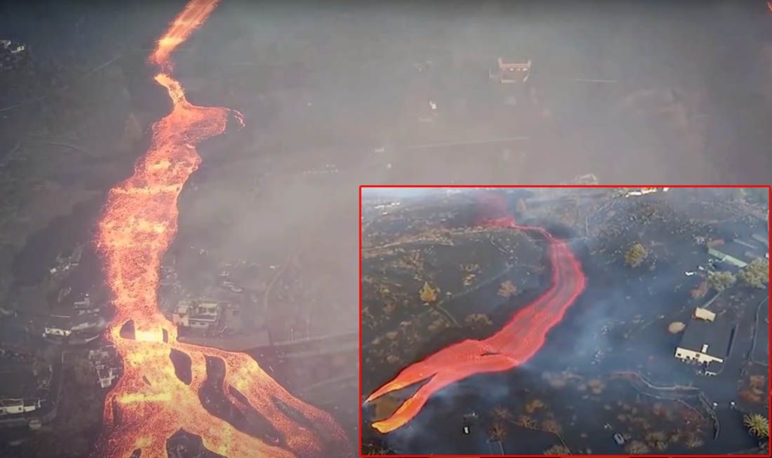 URUŠIO SE DIO VULKANA Na kanarskom otoku uništene tisuće kuća